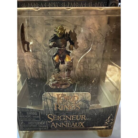 Lord of the Rings Battle Scale Figure Moria Orc Runner Armies Of Middle Earth - Picture 1 of 16